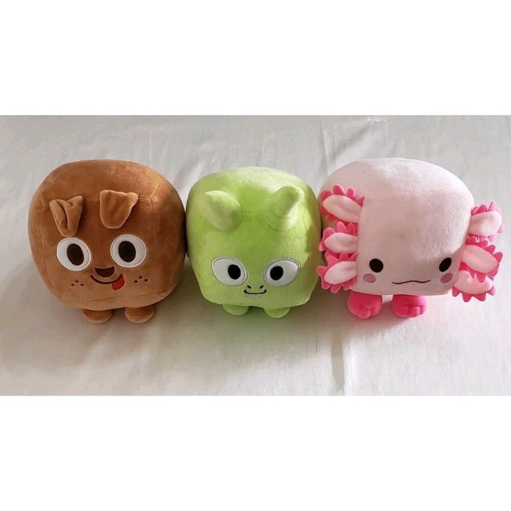 Pet Simulator X Dragon/ Roblox/Cat Plush Mixed Lot Eight Inches Set Of Four.....